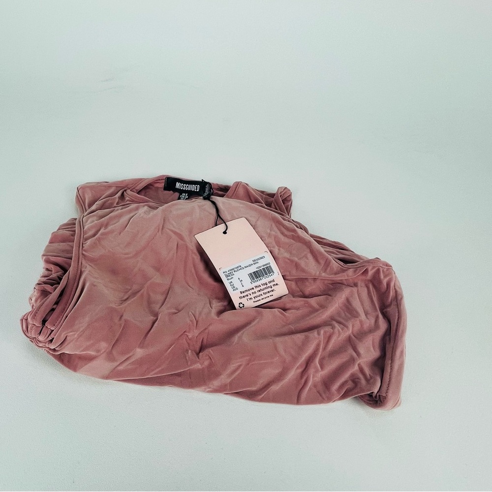 SLINKY RUCHED RACER MINI
DRESS blush - Picture 8 of 10
